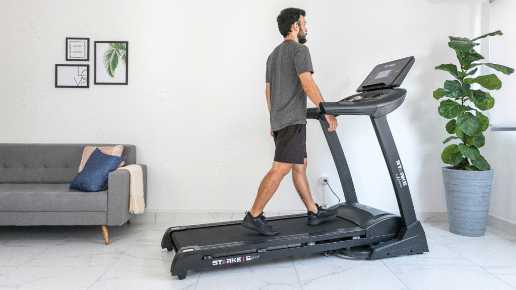 treino em casa com a Esteira Residencial Starke SH 4.5